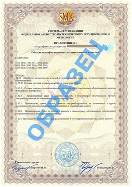 Приложение 1 Рубцовск Сертификат ГОСТ РВ 0015-002